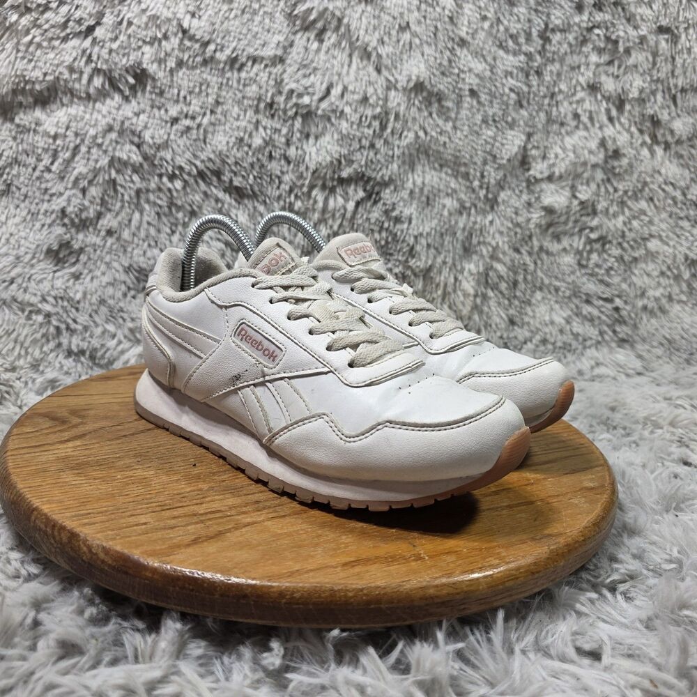 Reebok Classic Harman Run Casual Shoes Women Size 8 White Comfort Sneaker CM9940